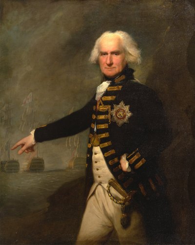 Admirál lord Bridport od Lemuel Francis Abbott