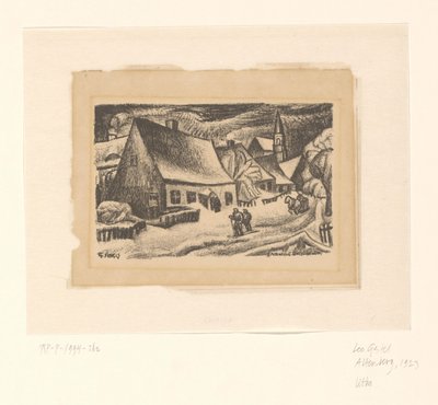 Altenberg (Ertsgebergte) (původní název na objektu) od Leo Gestel (signed by artist)