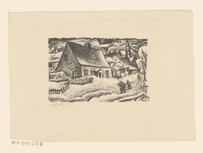 Altenberg (Ertsgebergte) (původní název na objektu) od Leo Gestel (signed by artist)