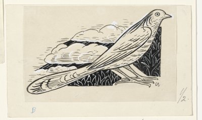 holub od Leo Gestel (signed by artist)