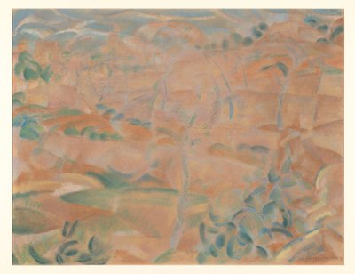 Krajina na Mallorce od Leo Gestel (signed by artist)