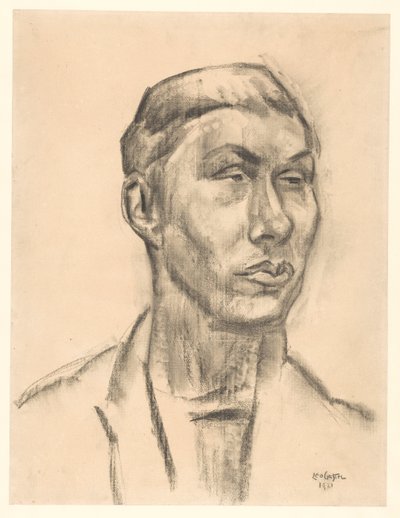 Portrét neznámého muže od Leo Gestel (signed by artist)
