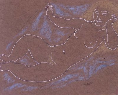 Blond nahá od Leo Gestel