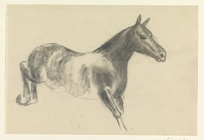 vzpínající se kůň od Leo Gestel