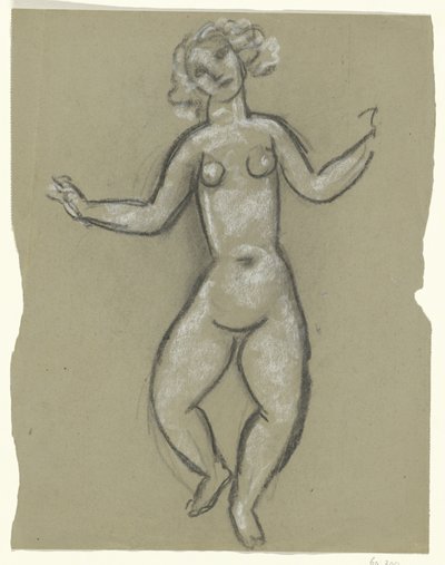 Tančící ženský akt od Leo Gestel