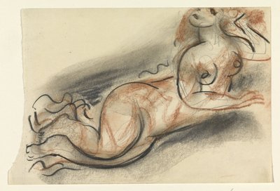 Ležící nahá žena od Leo Gestel