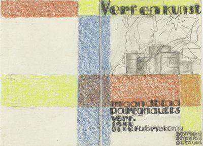 Měsíčník Barva a umění od P.A. Regnaulta (barevný návrh) od Leo Gestel