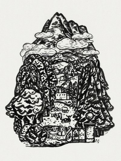 Horská krajina (cca 1891–1941) od Leo Gestel