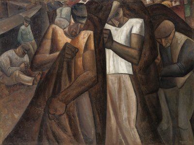 Nettendragers, kolem roku 1924 (olej na plátně) od Leo Gestel