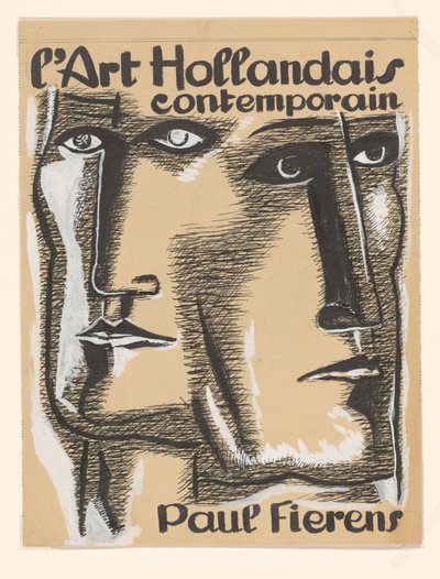 Ontwerp boekomslag Současné holandské umění od Leo Gestel