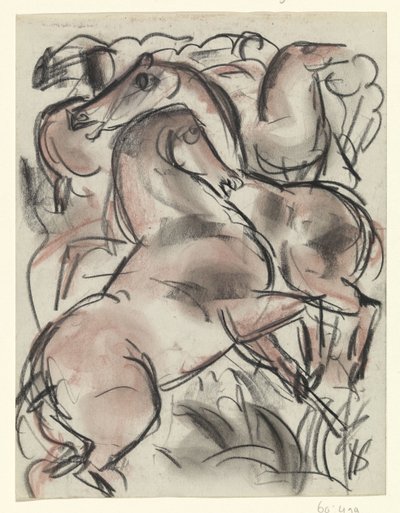 Koně v přírodě od Leo Gestel