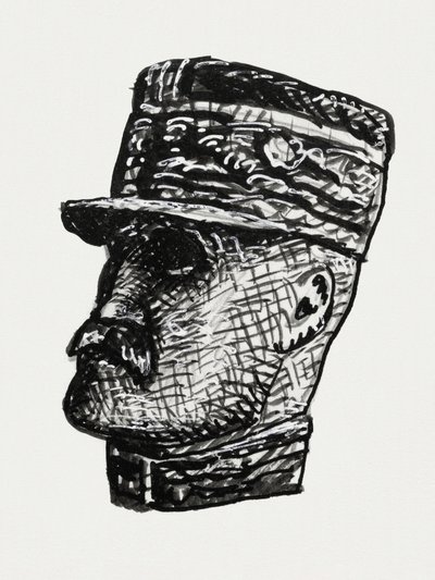 Portrét Ferdinanda Focha (cca 1891–1941) od Leo Gestel