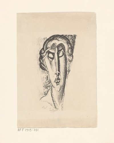 Portrét neznámé ženy od Leo Gestel