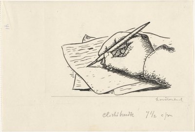psací rukou od Leo Gestel