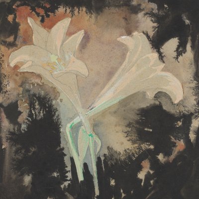 Dvě květiny (1902)  Square, autor: Leo Gestel od Leo Gestel