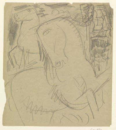 Dva koně od Leo Gestel
