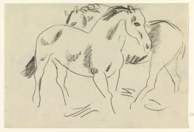 Dva koně od Leo Gestel