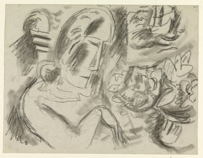 Žena s kyticí od Leo Gestel