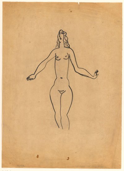 Ženský akt od Leo Gestel