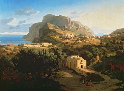 Krajina na Capri od Leo von Klenze