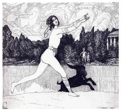 Ancient Vision magazine Zolotoe Runo 1906 no. 4, 1906 od Leon Bakst