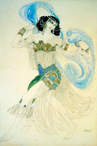 Tanec sedmi závojů, 1908. od Leon Bakst