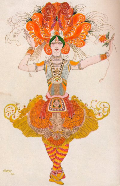 Firebird, 1922, 1923 od Leon Bakst