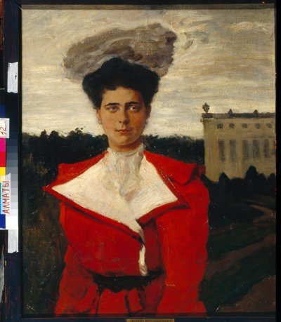 ""Portrét Helene Vladimirovny z Ruska (1882-1957)"" Malba Leona Baksta (1866-1924) Rozměr 81x65 cm Olej na plátně Státní muzeum umění Kazašské republiky, Almaty od Leon Bakst