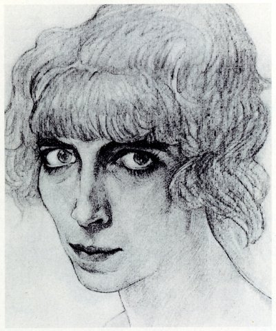 Portrét Marchesa Luisa Casati, 1912 od Leon Bakst