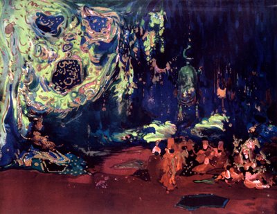 Scénografie pro balet Šeherezáda, c1913 od Leon Bakst