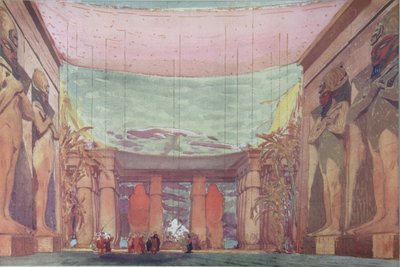 Scénografie k baletu Kleopatra, 1909 od Leon Bakst