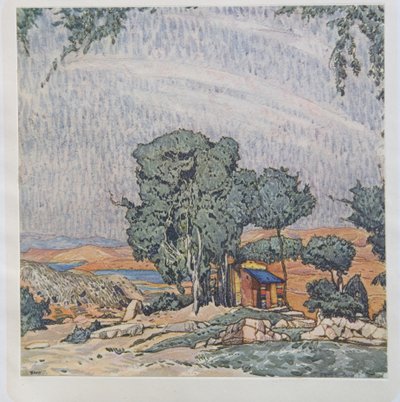 Scénický návrh pro balet Hélène de Sparte E. Verhaerena a D. de Séveraca, 1912 od Leon Bakst
