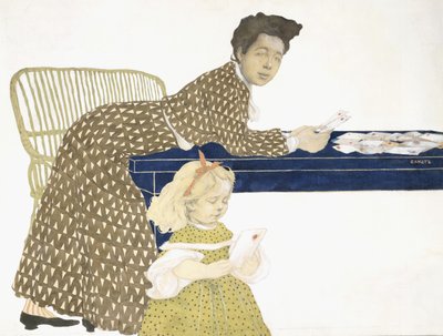 Hráči karet, c. 1903 od Leon Bakst