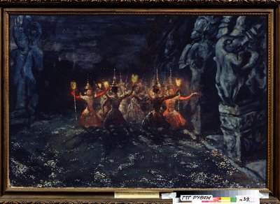 Siamský svatý tanec od Leon Bakst