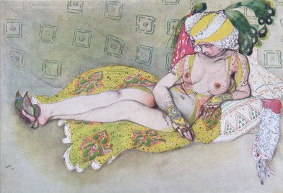 Manželka žlutých sultánů, 1916 od Leon Bakst