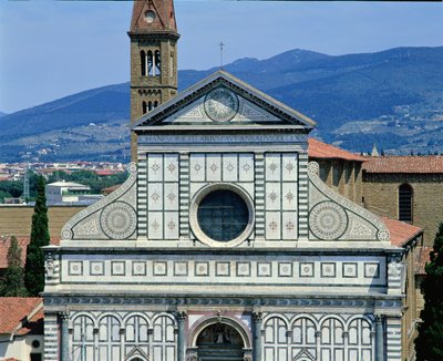 Pohled na Santa Maria Novella, c.1450-70 od Leon Battista Alberti