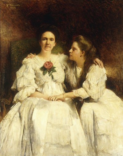 Matka a dcera, 1905 od Leon Bonnant