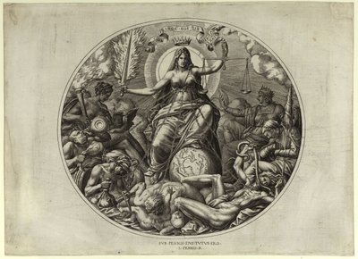 Spravedlnost, polovina 16. století od Leon Davent