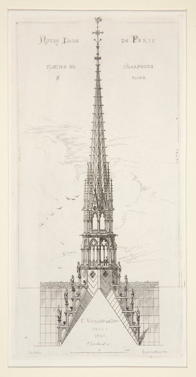 Notre Dame de Paris: Arrow in Frame and Lead od Leon Gaucherel