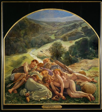 Zlatý věk (malba na plátně) od Leon Henri Marie Frederic