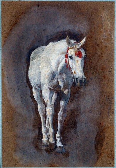 Kresba koně od Leon Joseph Florentin Bonnat