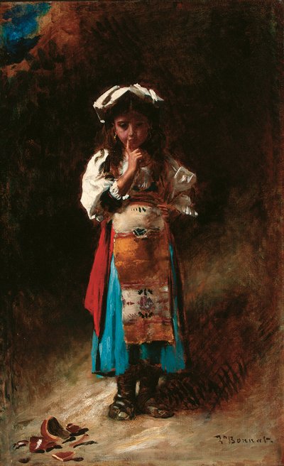 Rozbitý džbán (olej na plátně) od Leon Joseph Florentin Bonnat