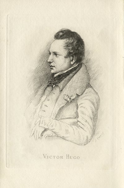 Portrét Victora Huga 1802-1885 od Leon Noel