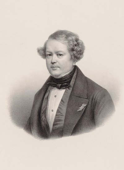 Portrét skladatele Auguste-Mathieu Panserona 1796-1859, 1850. od Leon Noel