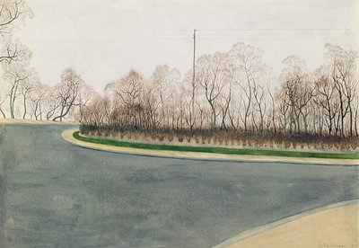 Opuštěná cesta od Leon Spilliaert