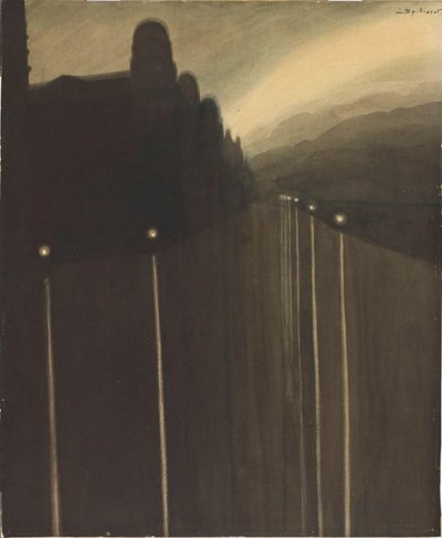 Dyke v noci, 1908. od Leon Spilliaert