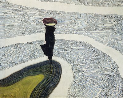 Žena na pobřeží od Leon Spilliaert