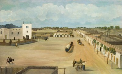 Old Mesilla Plaza od Leon Trousset