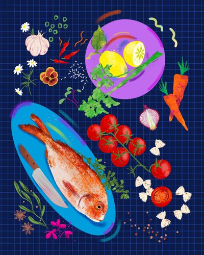 Paleta chutí, 2025 (digitální) od Leona Tsiara