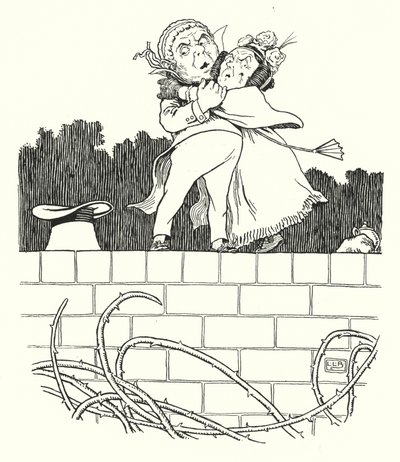 Pan a paní Discobbolos (litho) od Leonard Leslie Brooke